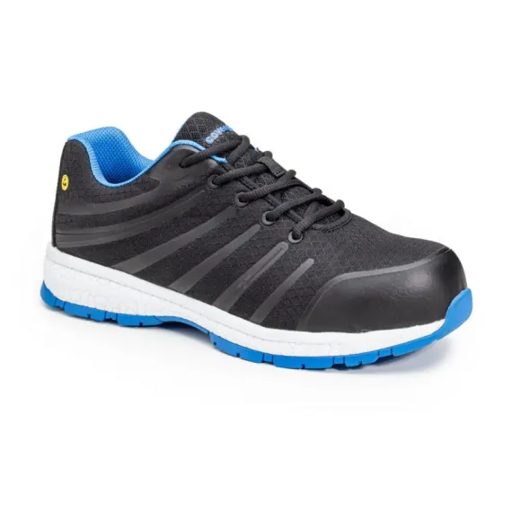 GALAXITE S1P SRC ESD FEKETE/KÉK SPORT VÉDŐCIPŐ 48, Méret: 48