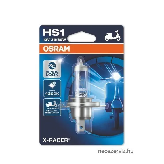 64185XR-1DB OSRAM 12V 35/35W +20% HS1 X-RACER PX43 - IZZÓ