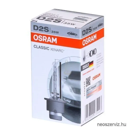 XENON D2S 12V 35W 66240CLC OSRAM XENARC CLASSIC - IZZÓ