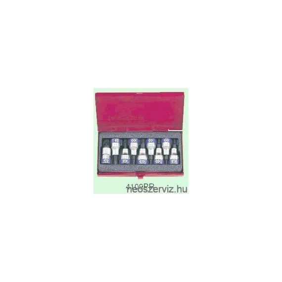 4109PR 4109PR10 TORX BITFEJ KÉSZLET 1/2"