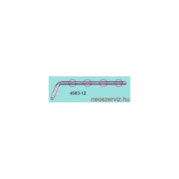 4583-12R HAJTÓSZÁR L 1/2" 315mm