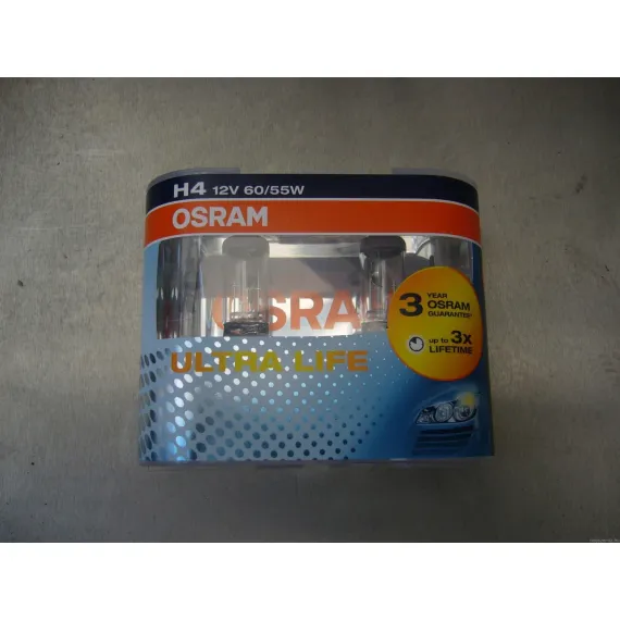 64193ULT-2DB OSRAM 12V H4 60/55W 3 X ÉLETTARTAM - IZZÓ