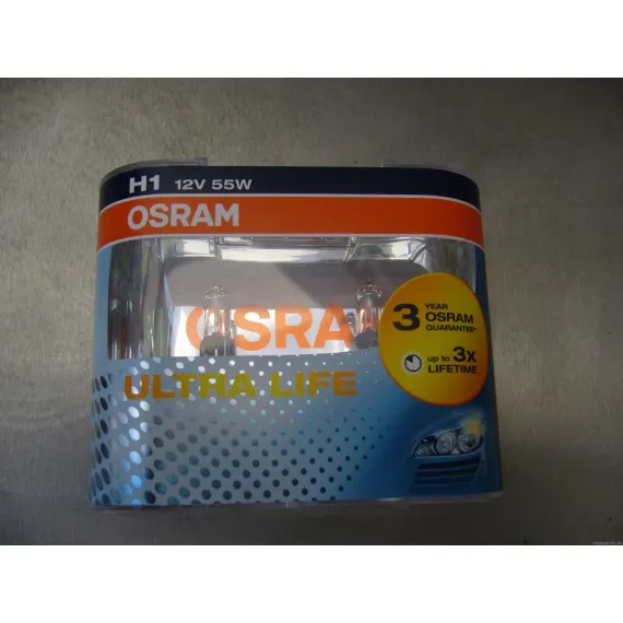 64150ULT-2DB OSRAM 12V H1 55W 3 X ÉLETTART - IZZÓ