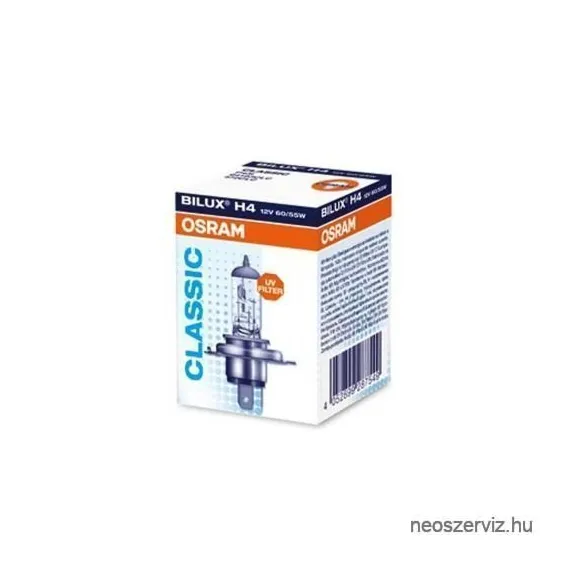 64193CLC-1DB OSRAM 12V H4 60/55W CLASSIC - IZZÓ