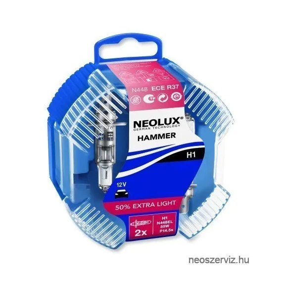 NEOLUX HAMMER H1+50% DUÓ N448EL 2DB/DOBOZ - IZZÓ