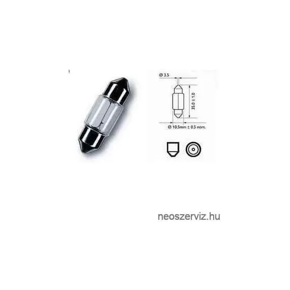 209562 12V 5W C5W 35mm SOFITA - SCT IZZÓ