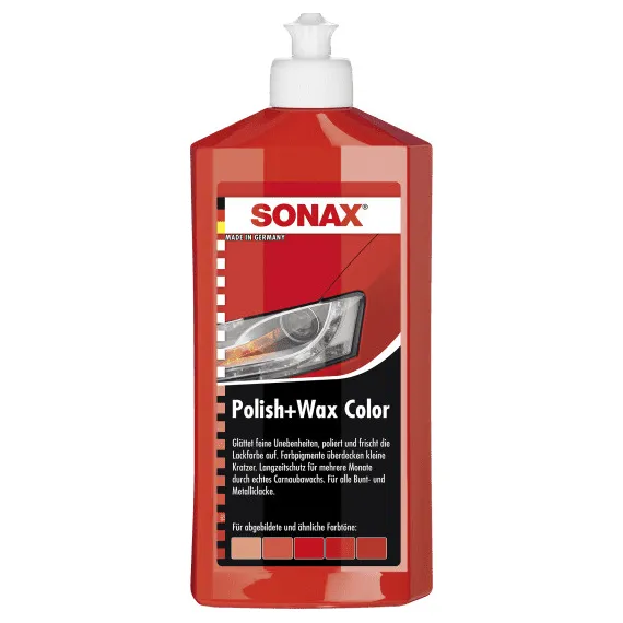 SONAX POLIR ÉS WAX PIROS 500 ML