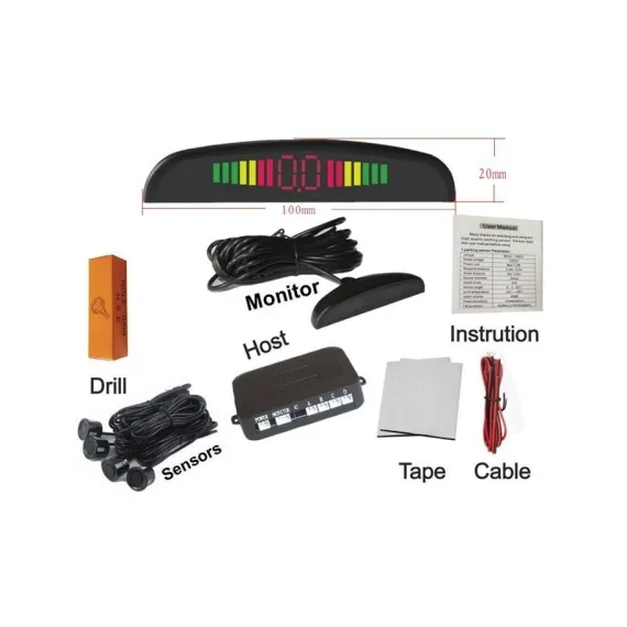 TOLATÓRADAR LED+MÉTER KIJELZŐS 72CP5B BIZTONSÁG TECH.