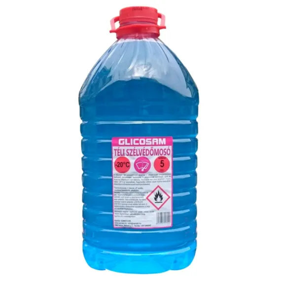 ABLAKMOSÓFOLYADÉK TÉLI -20 5l GLICOSAM 3/K.