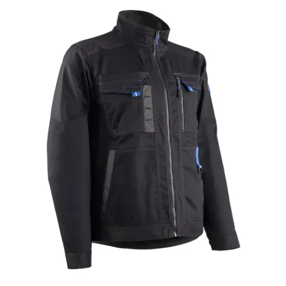 TELICA FEKETE/KÉK MUNKAKABÁT 4XL, Méret: 4XL