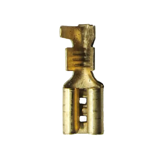 CSUSZOSARU KÁBELVÉG HÜVELY ANYA 6.3mm 100/csom OLASZ /KVH6.3/