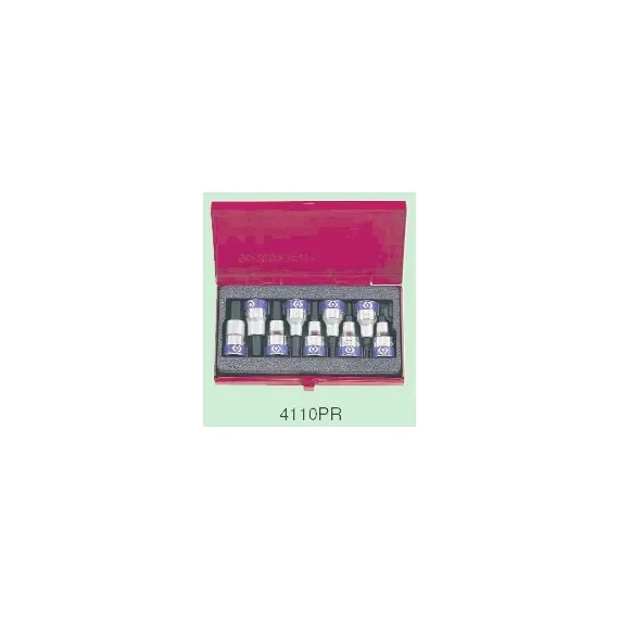 4110PR IMBUSZ BITFEJ KÉSZLET 1/2" KING TONY