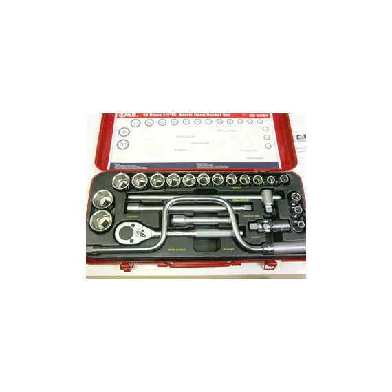 GS-424M4 KÉSZLET 24db-os 1/2" SZERSZÁM