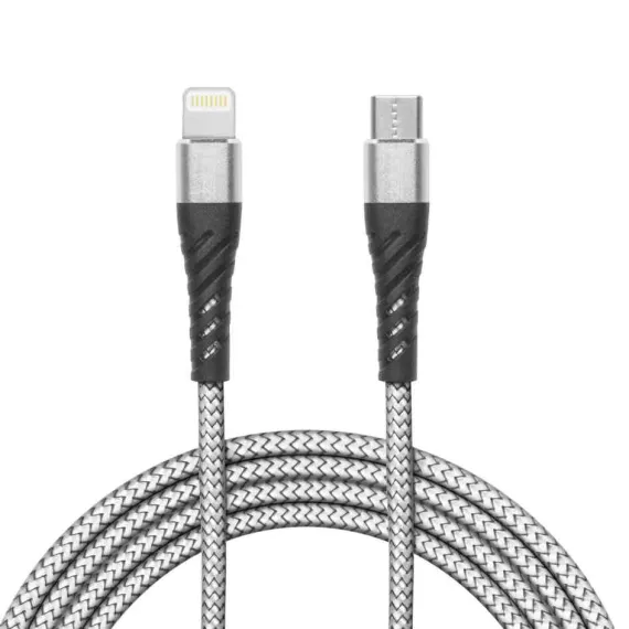 ADATKÁBEL iPhone Ligtining - Type-C szürke 1m 55434-1 FELSZERELÉS