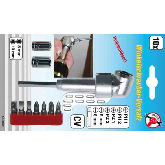 SBI-10RBITKLT3 10 RÉSZES BIT KÉSZLET KING TONY