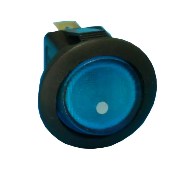 KAPCSOLÓ TS134 KEREK KÉK 12V ELEKTROMOS