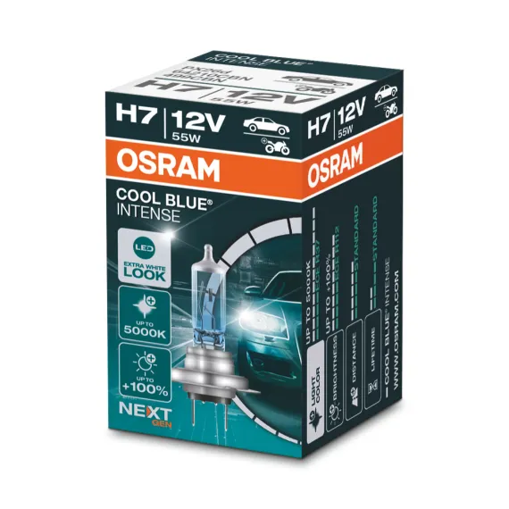 64210CBN-1DB OSRAM 12V H7 55W COOL BLUE 5000K IZZÓK