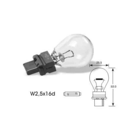 182TB /3156/ 12.8V 27W W2.5X16D IZZÓ ELTA