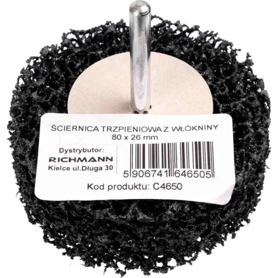 C4650 TISZTÍTÓ KORONG 80X26mm "NÉGERTÁRCSA" SZERSZÁM 3