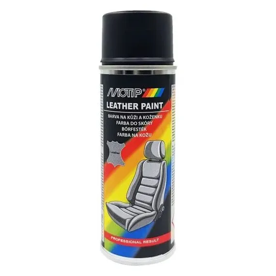 MOTIP 04230 Bőrfesték fekete 200ml VEGYIÁRU