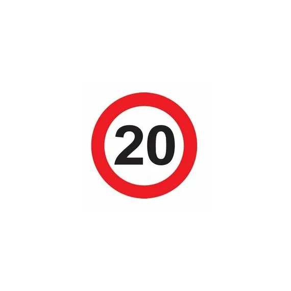 SEBESSÉGHATÁROLÓ 20KM/H 557 MATRICA DEKOR