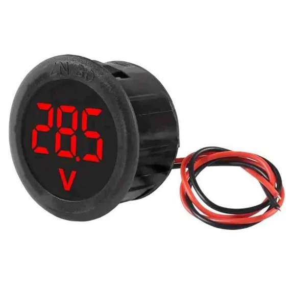 Digitális kijelzővel ellátott feszültségmérő 4-100V (65022)30082 AUTOLIFE