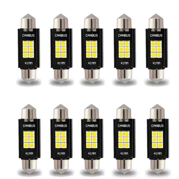 LED 31MM 12-24V SZOFITA CANBUS (6SMD) 10DB/CSOMAG AUTOLIFE