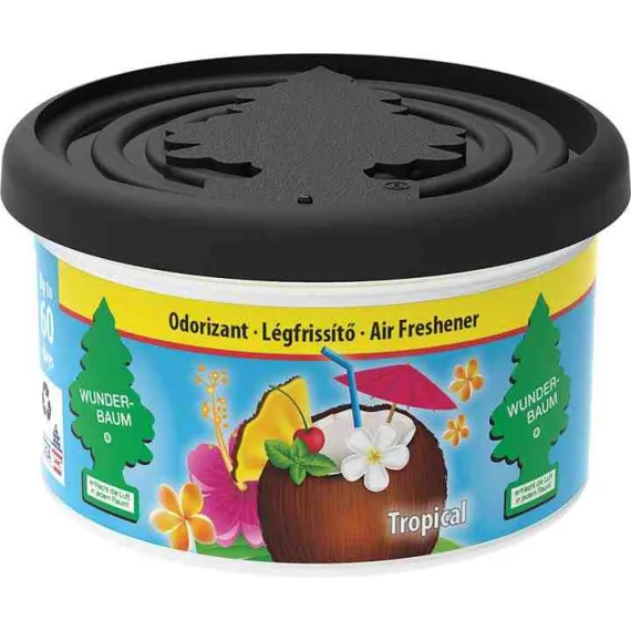 ILLATOSITÓ Wunderbaum, Fiber konzerv illatosító Tropical 9800714 FELSZERELÉS