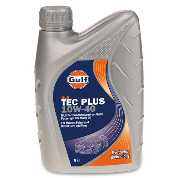 GULF TEC PLUS 10W40 1L API SN A3/B4 VW501.01 505.00 RN0710