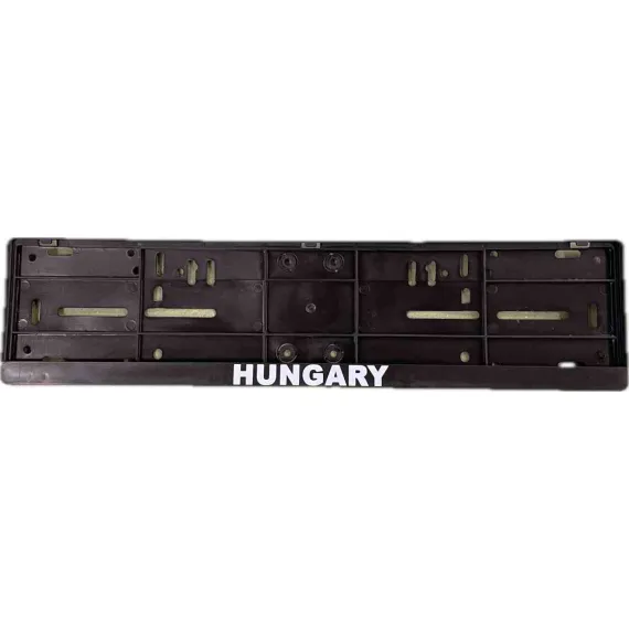 RENDSZÁMTARTÓ ALSÓ LÉCES FELIRATOS " HUNGARY "
