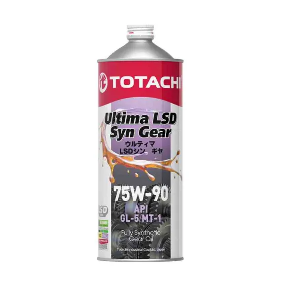 Totachi Ultima LSD Syn Gear 75W90 1L API GL-5 SAE J2360 MIL-PRF-2105E LSD Limited Slip