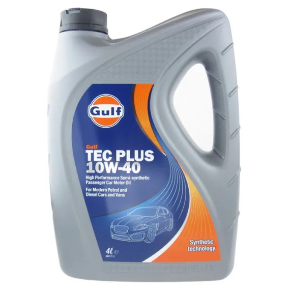GULF TEC PLUS 10W40 4L API SN A3/B4 VW501.01 505.00 RN0710