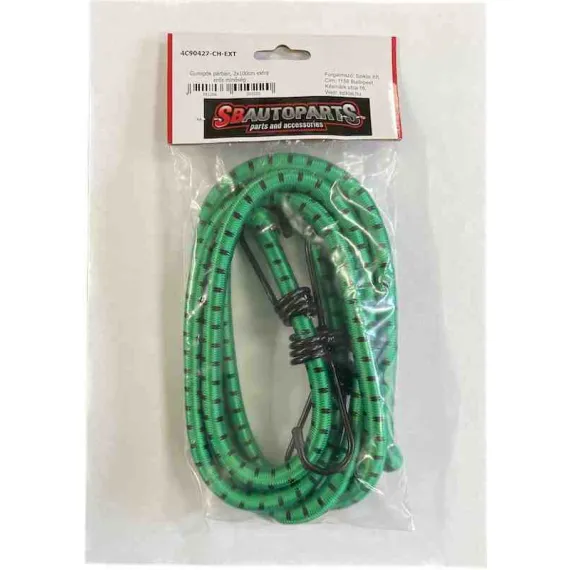 GUMIPÓK 100cm / 2db / átm.: 10mm Extra erős SBAUTOPARTS FELSZERELÉS