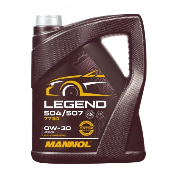 MANNOL LEGEND 504/507 0W30 5L 7730 ACEA C3 MB 229.52 LL-04 504 507 TL 52545