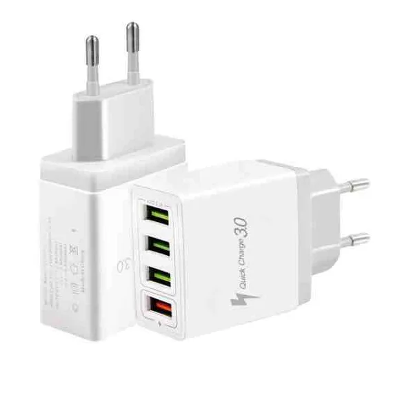 TELEFONTÖLTŐ 4 portos gyorstöltő GZ-15793 ELEKTROMOS 16759