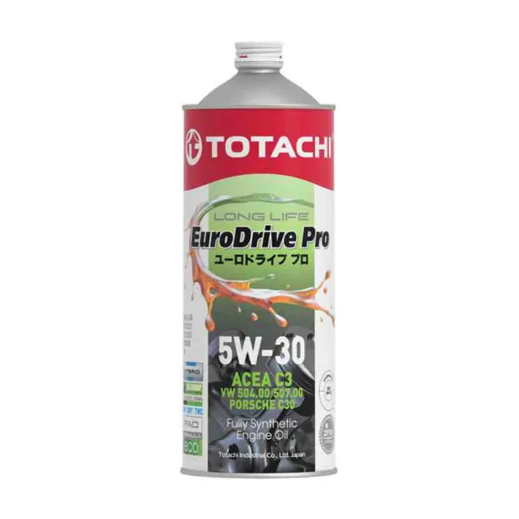 Totachi Eurodrive Pro Long Life 5w30 1L API SN ACEA C3 MB229.51 VW 507.00 LL04 Porsche C30