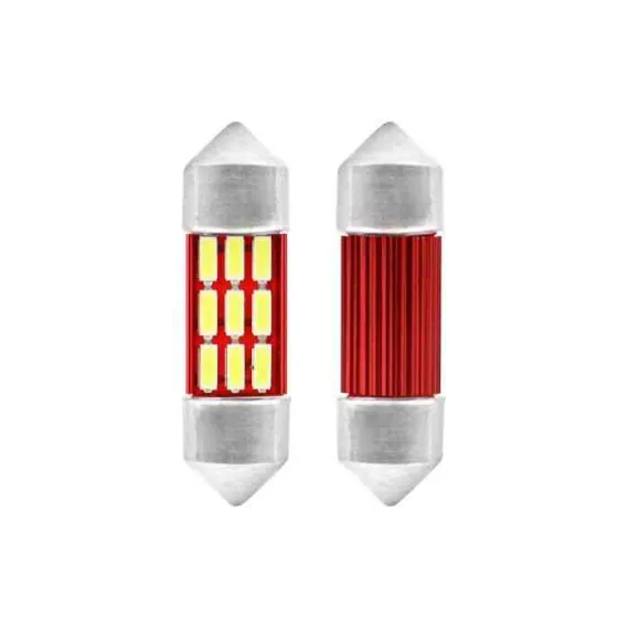 LED 36MM-9 SMD-XM0029-1 12V SZOFITA CANBUS HŰTŐBORDÁS (01289) 21134 2DB/CSOMAG AUTOLIFE