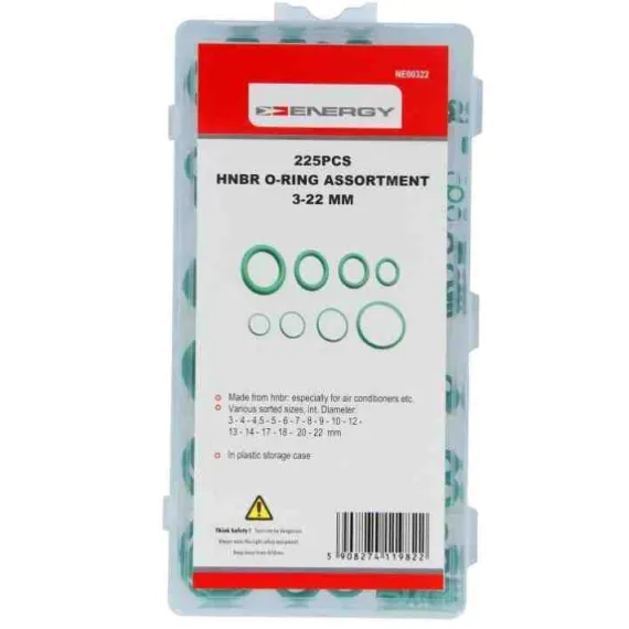 NE00322 O gyűrű készlet klímához 3-22mm 225 db-os SZERSZÁM