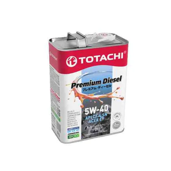 Totachi Premium Diesel 5w40 4L AP SN CJ-4 ACEA E9 VDS-4