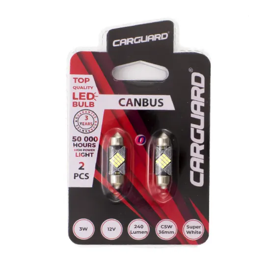 CANBUS SMD LED szofita 36mm 3W 240 lm CAN132 / 50779 / pár IZZÓK