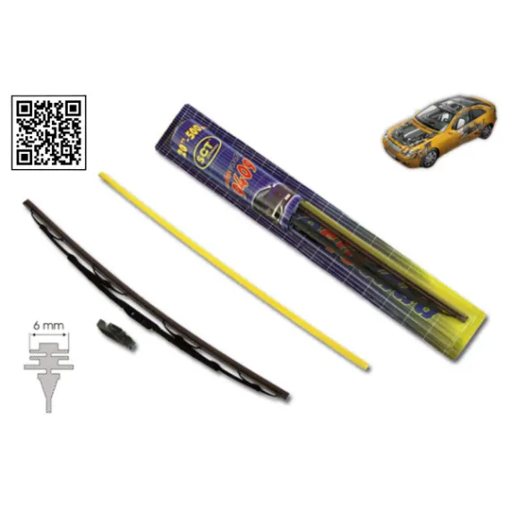 SCT FÉM ABLAKTÖRLÖLAPÁT GRAFITOS 24" 600-610mm 9415 ( +3 adapter )