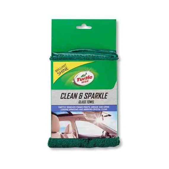 TURTLE WAX FGX5344TD Wax Clean & Sparkle ÜVEGTISZTITÓ KENDŐ 37X39cm VEGYIÁRU