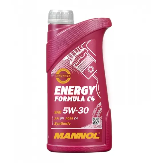 MANNOL ENERGY FORMULA C4 5W30 1L 7917 RENAULT ACEA C4, API SN, RN0720 MB 226.51 NISSAN