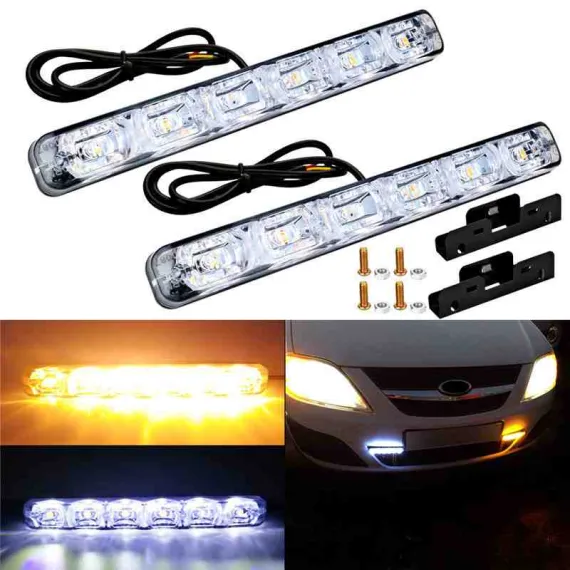 Nappali menetfény 6LED-es - DRL037 A15467-1 AUTOLIFE