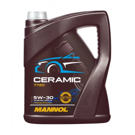 MANNOL CERAMIC 5W30 5L 7720 SN PLUS ACEA C3 C2 DEXOS2 LL04 B71 2290 TOYOTA 229.52