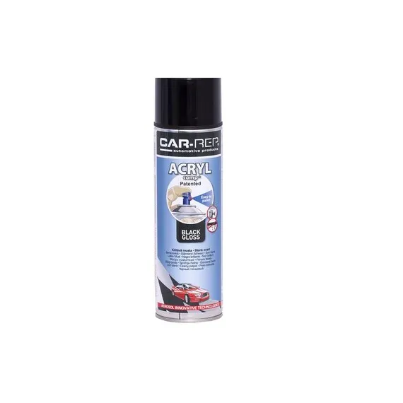 CAR-REP ACRYL FÉNYES FEKETE FESTÉK 500ml CR03202 VEGYIÁRU