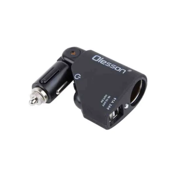 Szivargyújtó elosztó, aljzattal - állítható kettes USB 12/24V 13252 AUTOLIFE