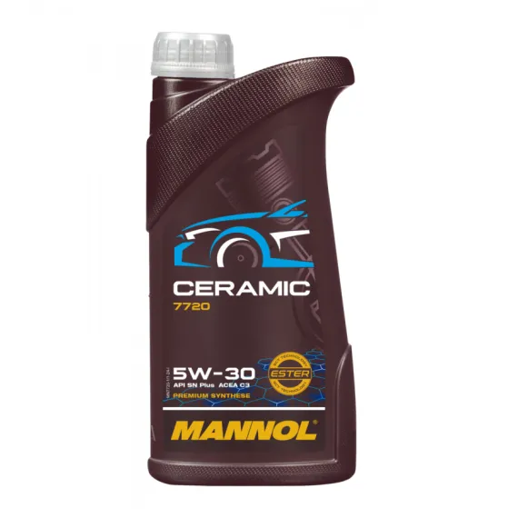 MANNOL CERAMIC 5W30 1L 7720 SN PLUS ACEA C3 C2 DEXOS2 LL04 B71 2290 TOYOTA 229.52
