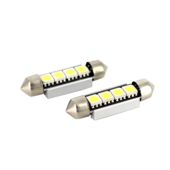 CANBUS LED izzó szofita 41mm 3W CAN108 / 50958 / pár IZZÓK