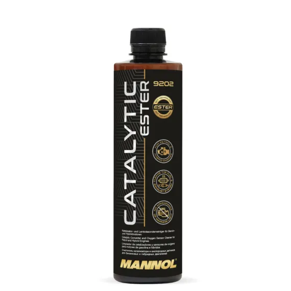 MANNOL Catalytic Ester 450ml 9202 katalizátor és lambdaszonda tisztító benzin hybrid adalék